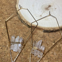 CRYSTAL GEO HOOPZ