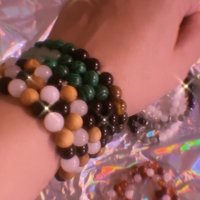 PROTECTION BRACELET • Black Tourmaline + Palo Santo + Selenite