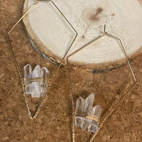 CRYSTAL GEO HOOPZ