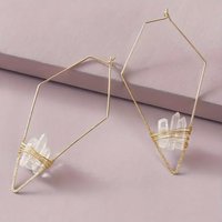 CRYSTAL GEO HOOPZ