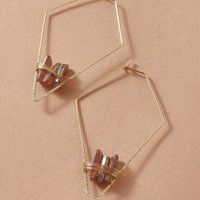 CRYSTAL GEO HOOPZ