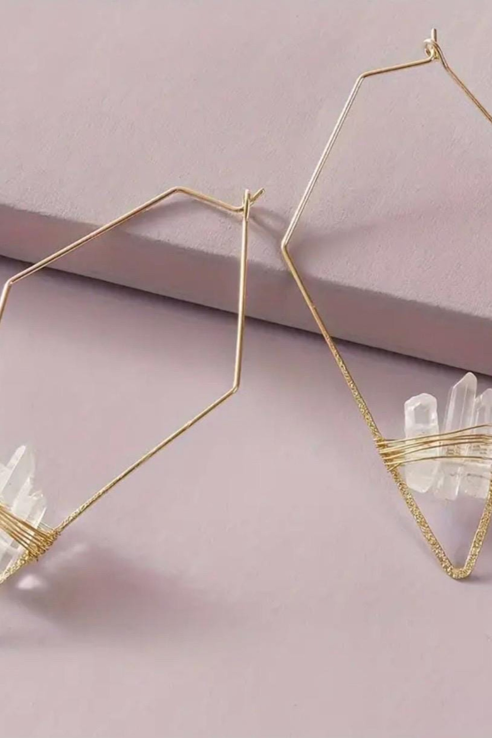 CRYSTAL GEO HOOPZ