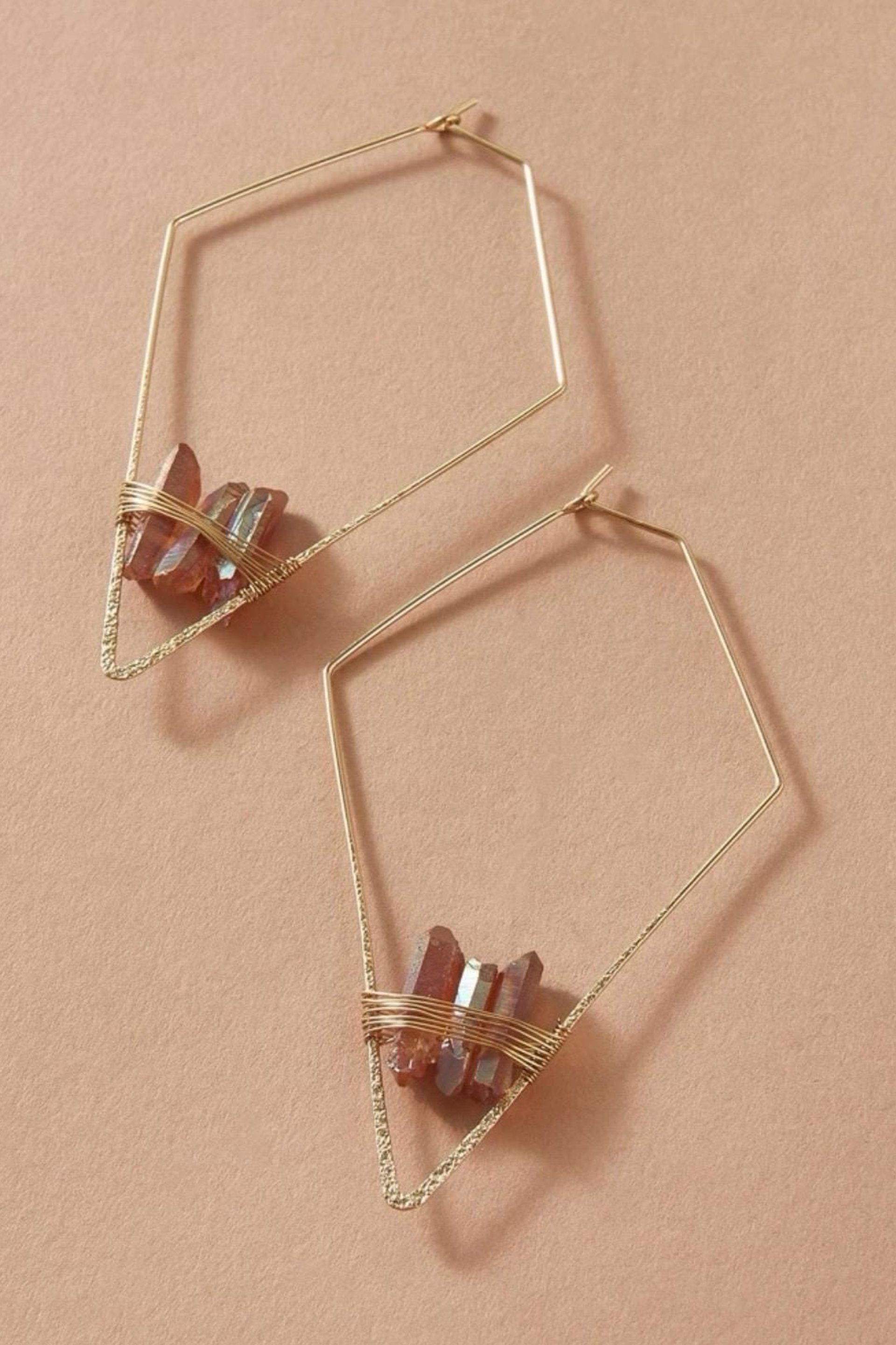 CRYSTAL GEO HOOPZ